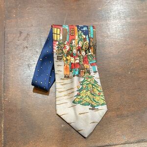 Festive Holiday Scene Tie
